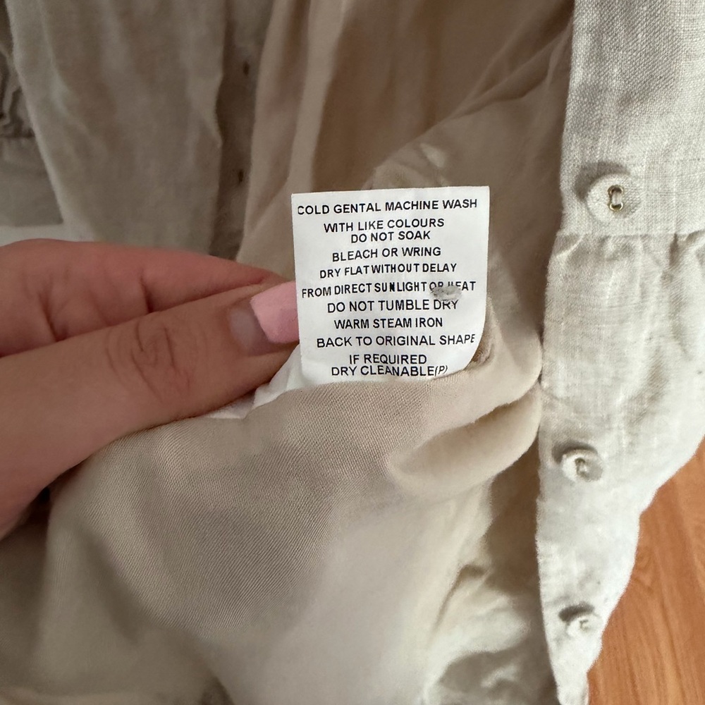 DISSH eloise natural linen mini dress - Picture 8 of 16